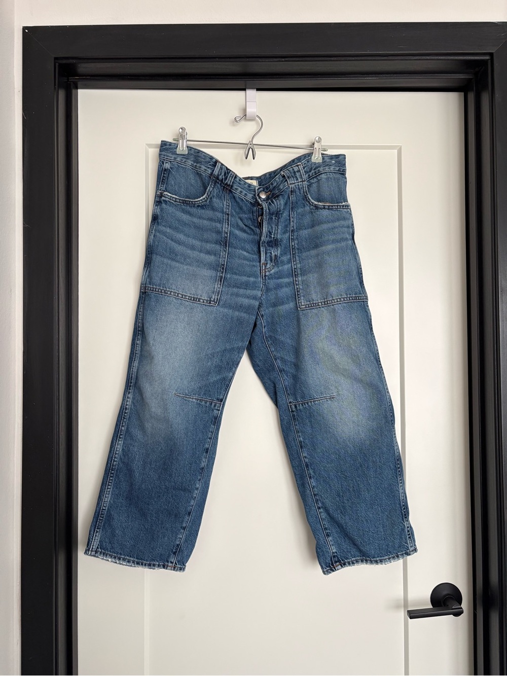 Madewell Darted Barrel Leg Jeans, 30P
